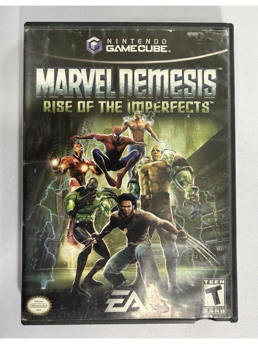 Marvel Nemesis Rise of the Imperfects (Nintendo GameCube, 2005) No Manual